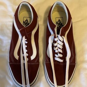 Maroon vans - new